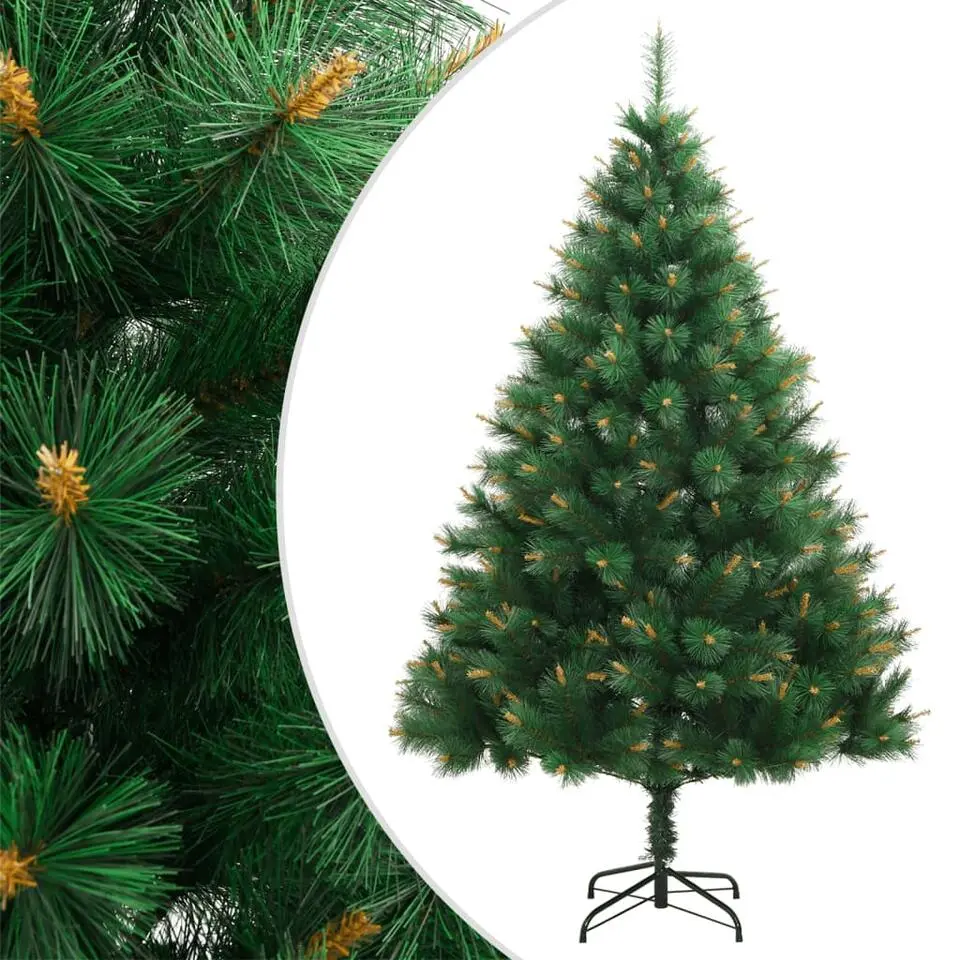 vidaXL - Kunstkerstboom - Groen - 210 cm