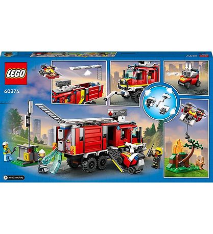 LEGO® City - Einsatzleitwagen der Feuerwehr 60374 - 502 Teile
