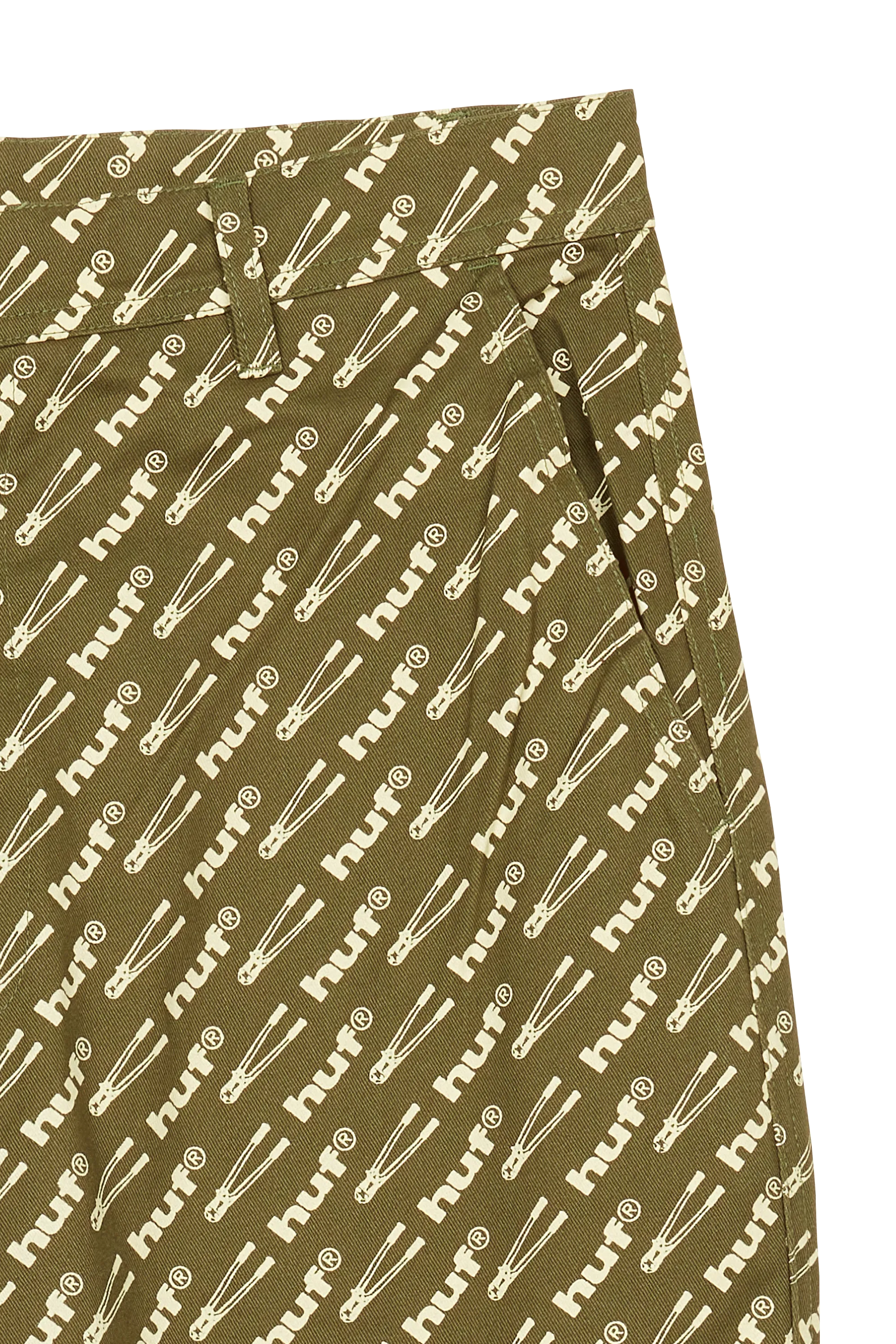 HUF Pantalon BREAKER BOYD Kaki