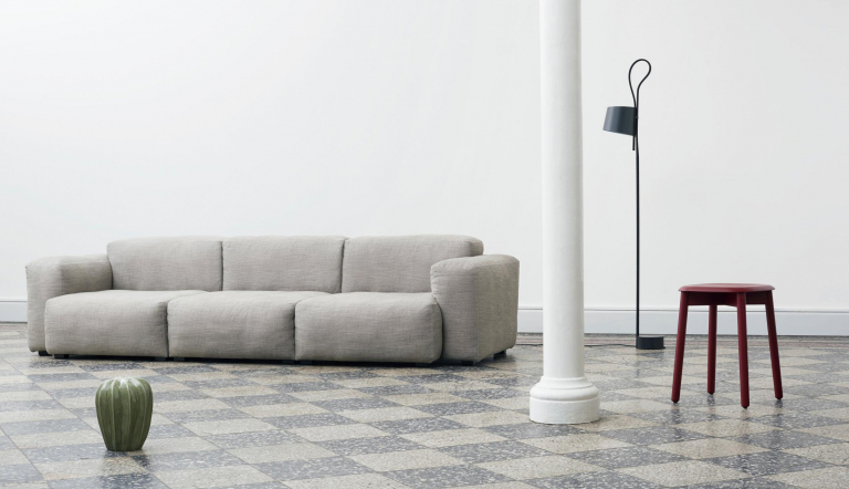 Hay Soft Edge 72 kruk zwart