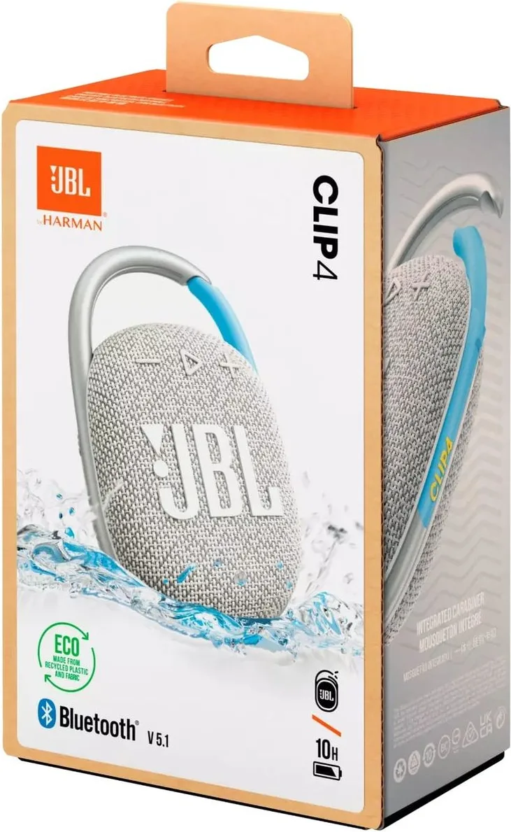 JBL Clip 4 Eco Gris Enceintes Bluetooth portables