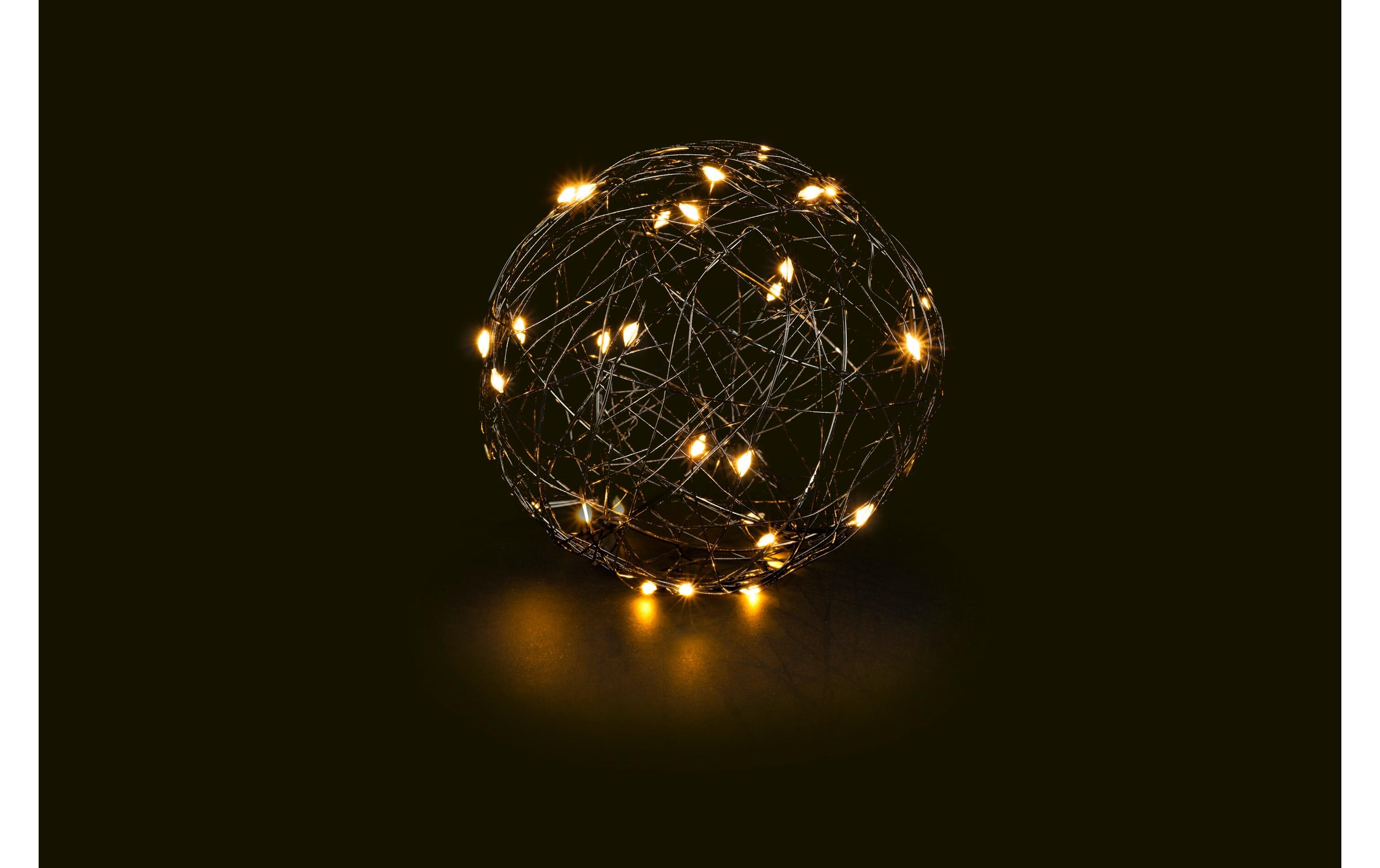Tischdeko 3D Ball Nero S, Ø 12 cmLED Weihnachtsdekoration
