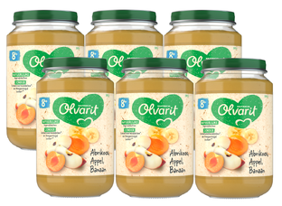 Olvarit 8m  Abrikoos Appel Banaan 200GR