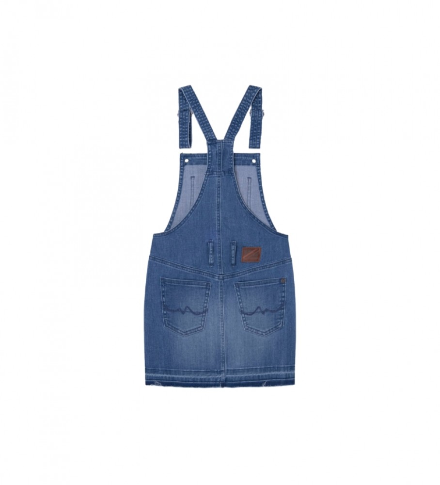 Pepe Jeans Vestido Peto Kaia azul