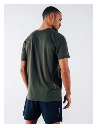 Maillot manches courtes Circle Iconic Moss Kaki