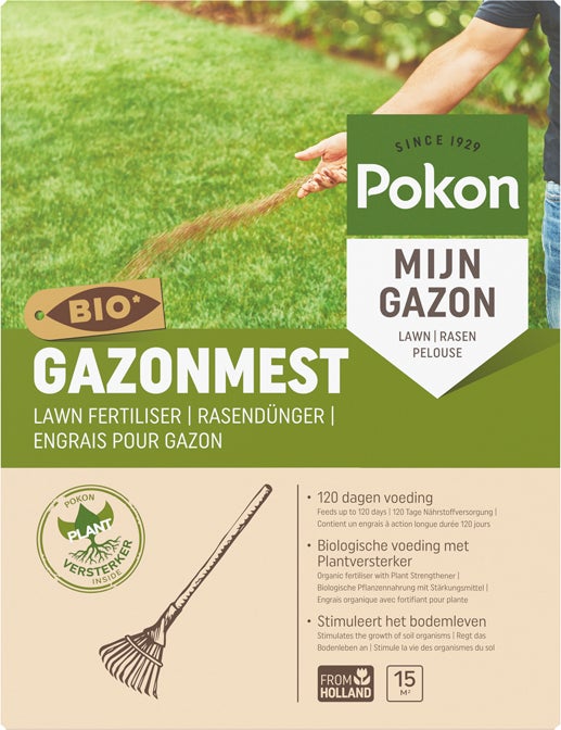 Pokon bio gazonmest 15 m²