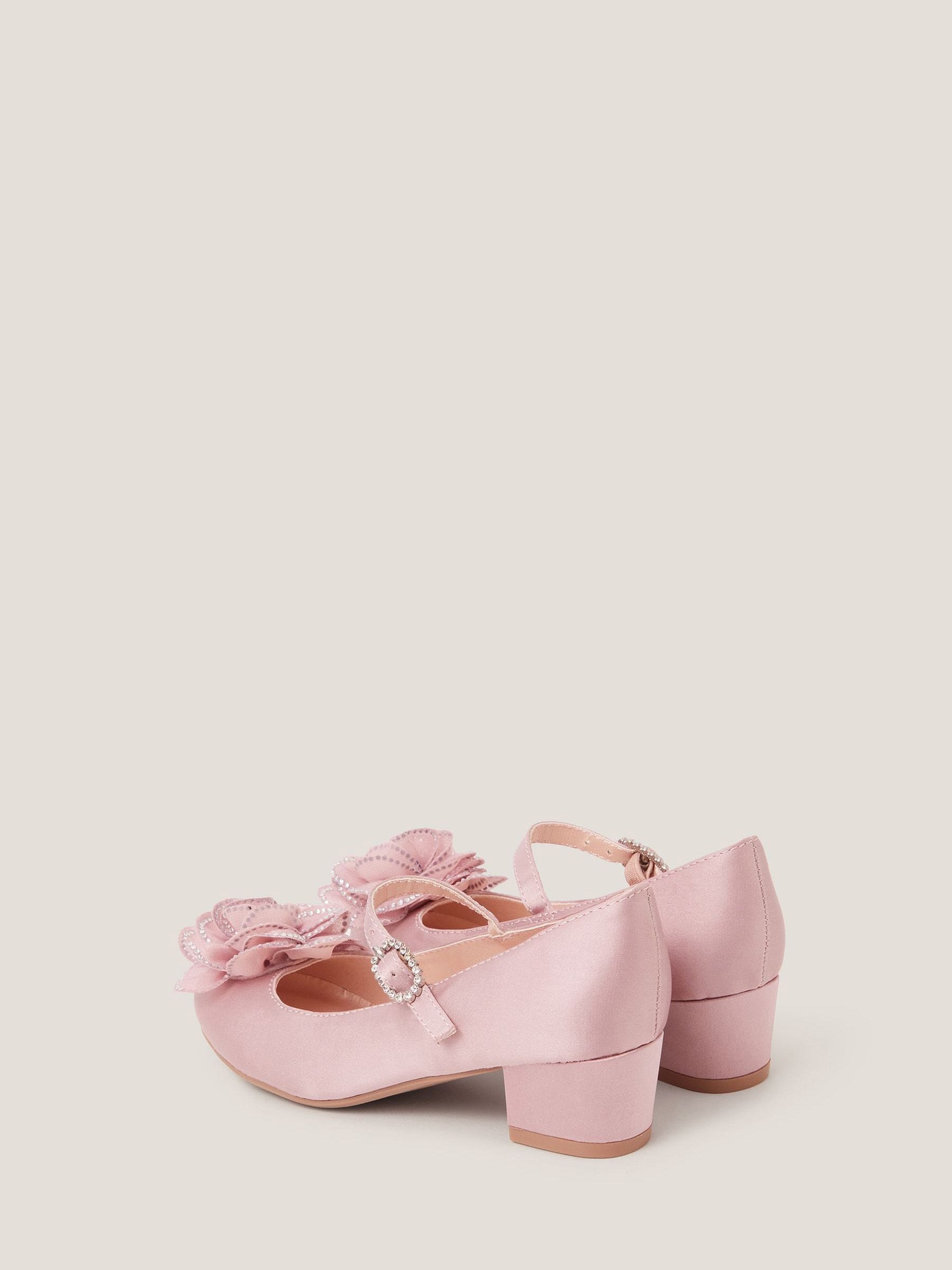 Monsoon Corsage Flower Diamante Heels