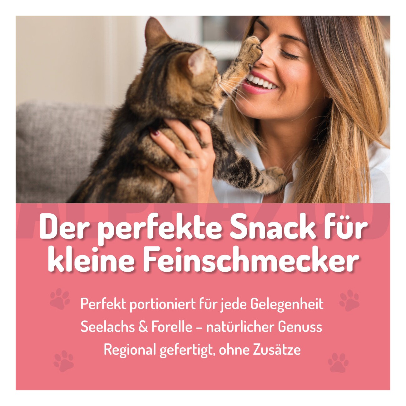 ALPHAZOO Butter Bei Die Fische! 65g I Leckerli für Katzen