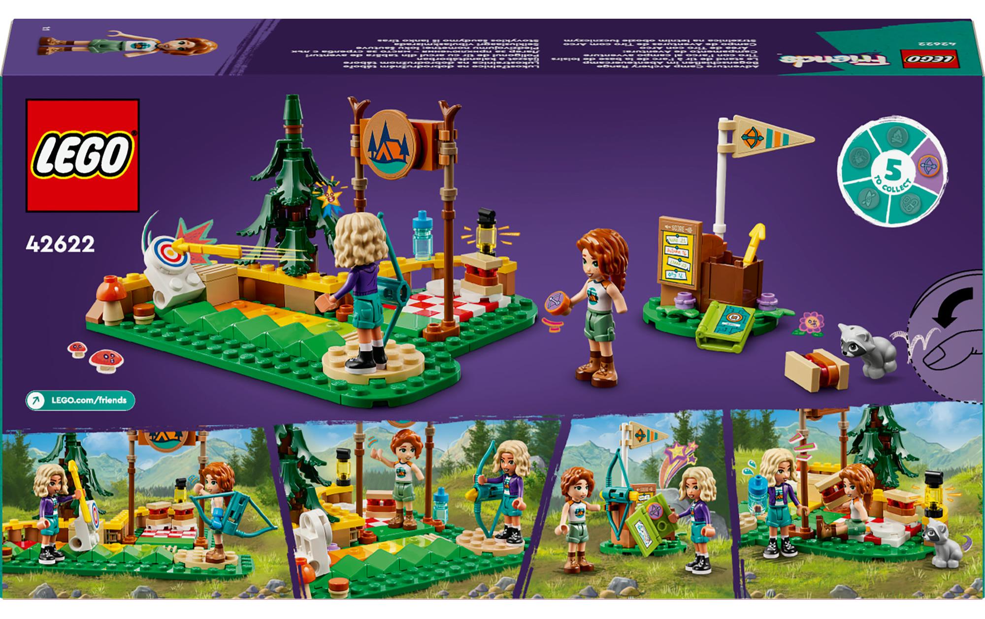 Friends Bogenschiessen im Abenteuercamp 42622Abenteuerliches Bau- und Spielset