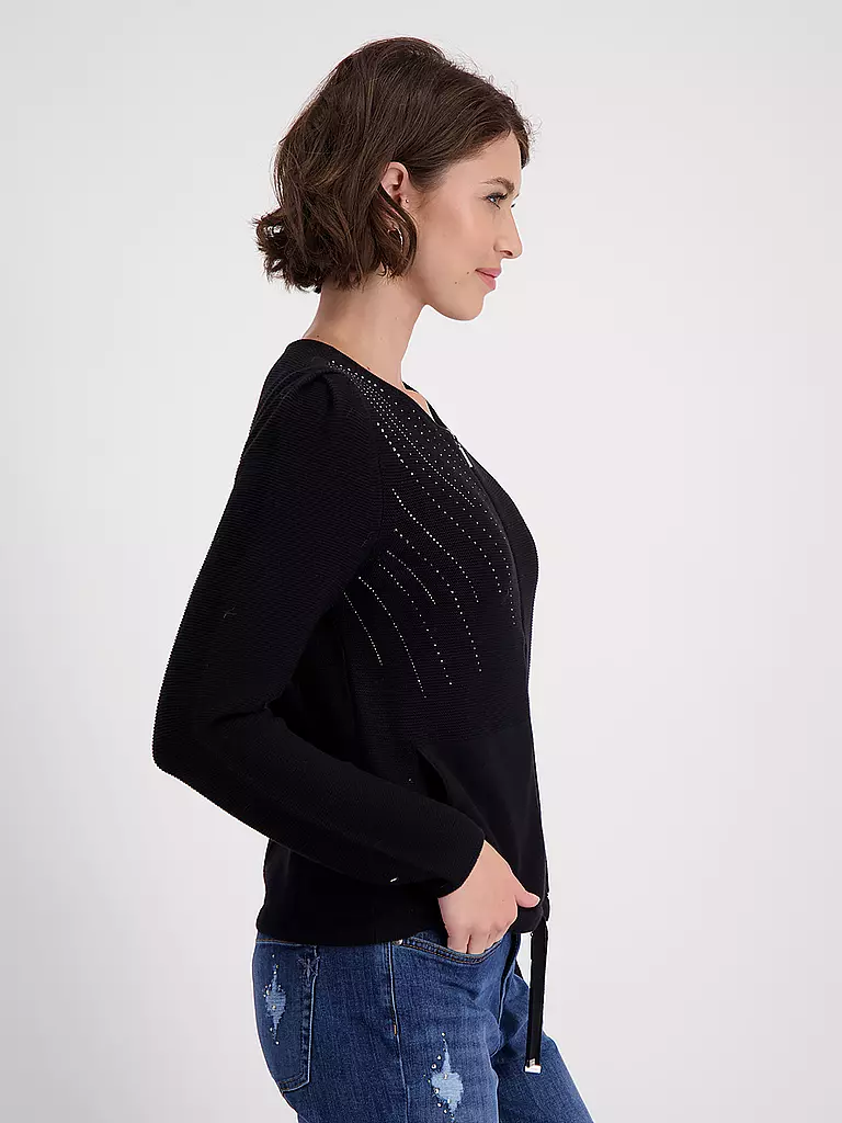 MONARI Strickjacke schwarz
