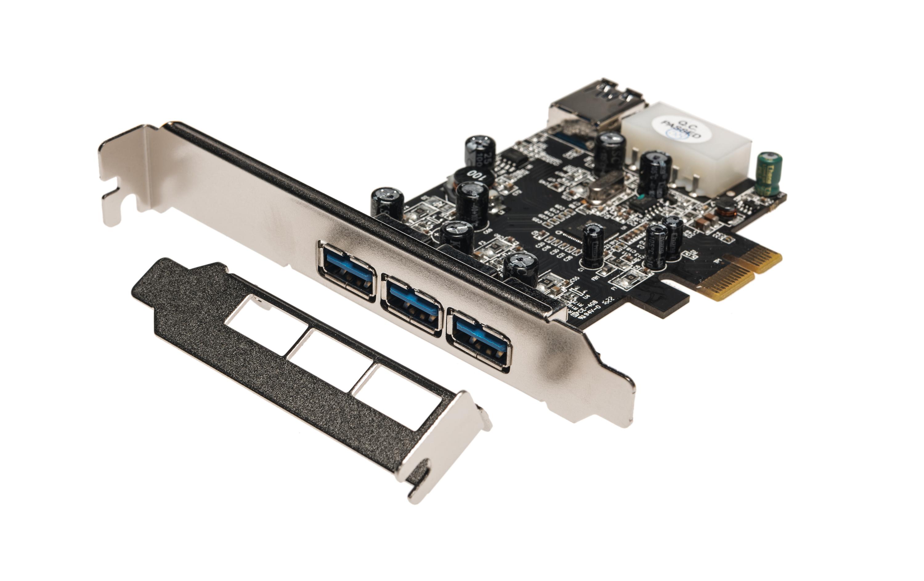 PCI-Express-Karte 89281 USB 3.0 Typ-ADrei zusätzliche USB-3.0-Ports