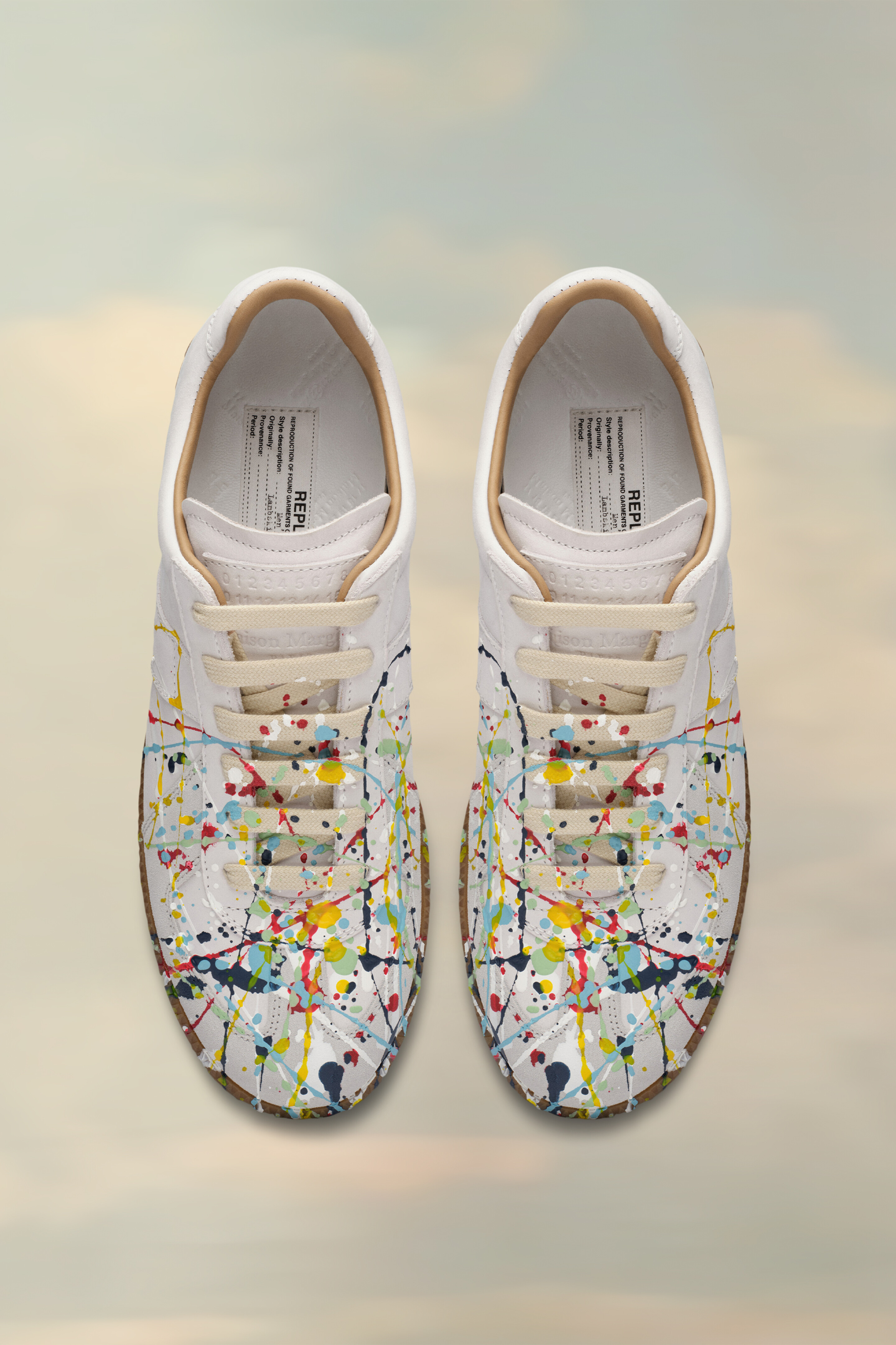 Sneakers Paint Replica Délavé
