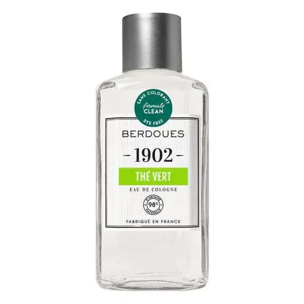 Berdoues 1902 Chá Verde Eau de Colônia 98% Natural 480ml
