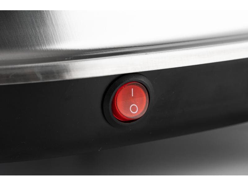 FURBER Hot Dog Maschine Big John 420 W Partygerät zum Kochen von Brühwürsten und Warmhalten der passenden Brötchen