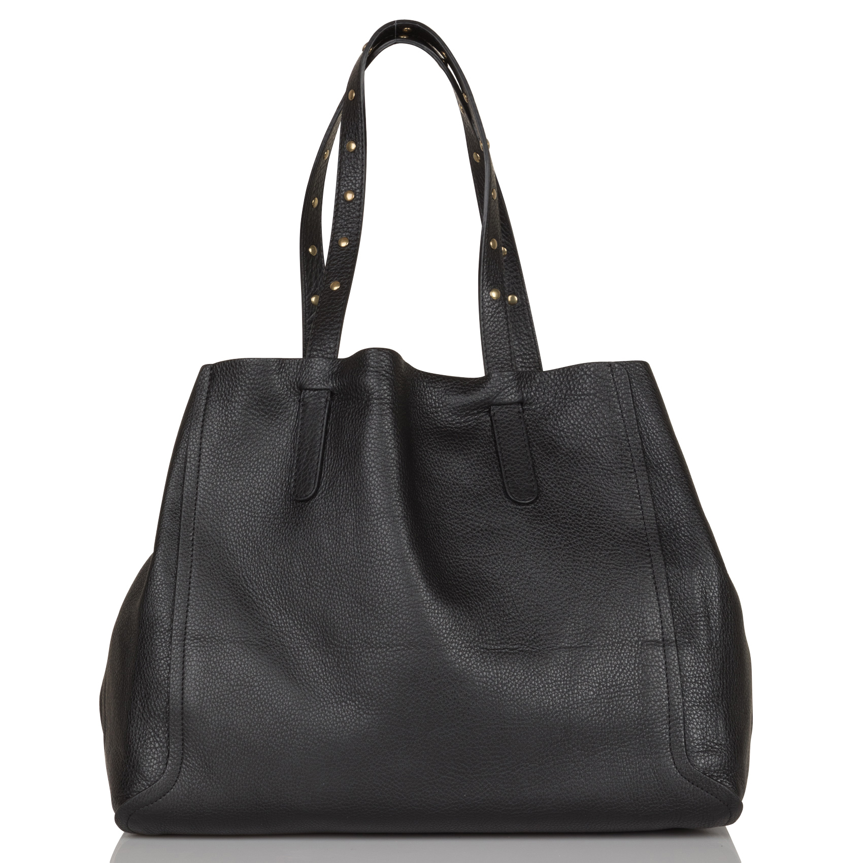 Cabas en cuir | Noir