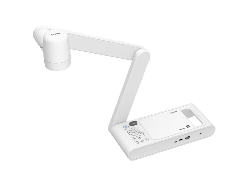Epson ELPDC30 - Digitalkamera for dokumenter - håndmodel - farve - 13.000.000 pixel - 4K UHD (3840 x 2160) - audio - trådløs - VGA, HDMI - WiFi - USB