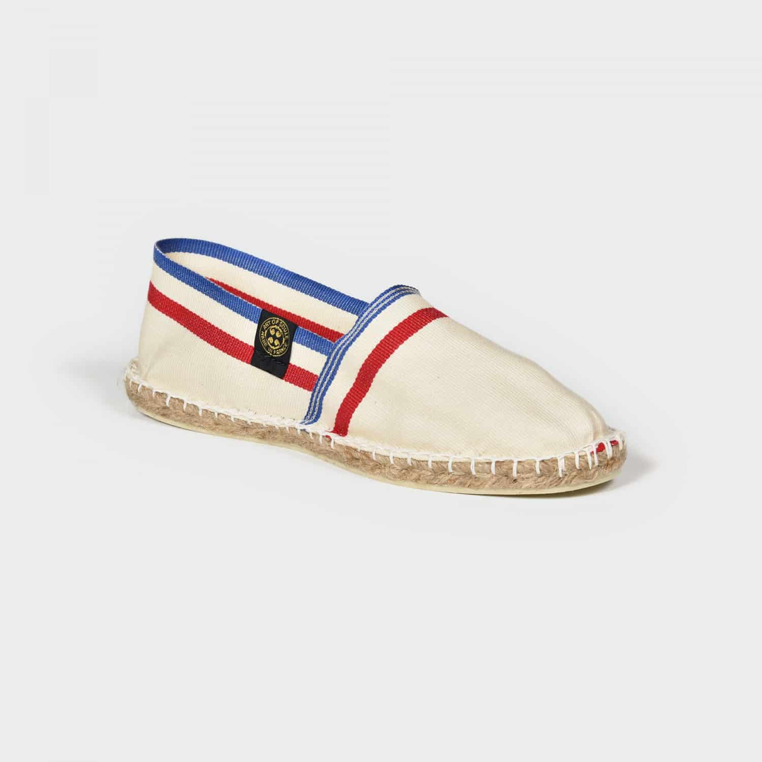 CLUB FRANCE - Espadrilles frenchy rayées | Blanc