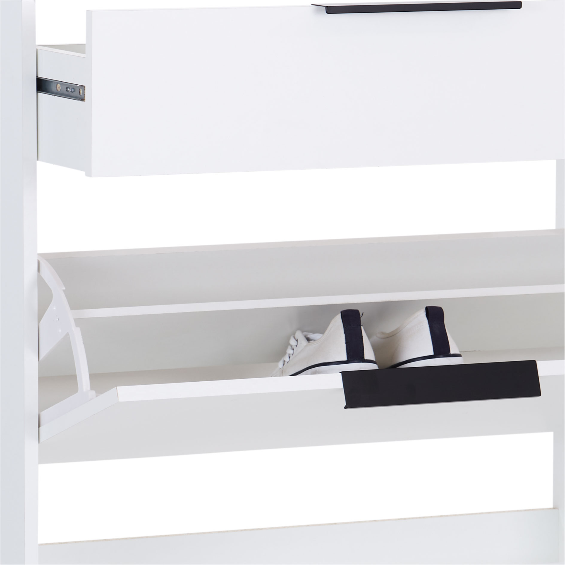 Schuhkipper - weiß - 103 cm hoch