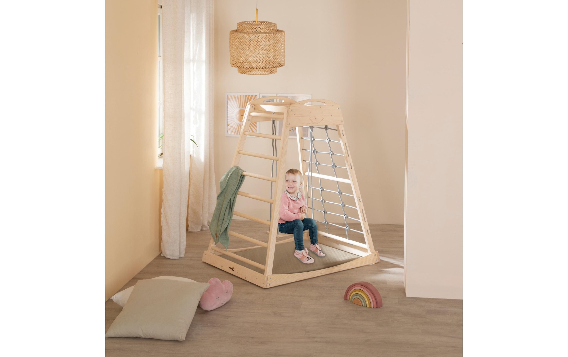 roba® Lernspielzeug »Montessori Indoor Spielturm«