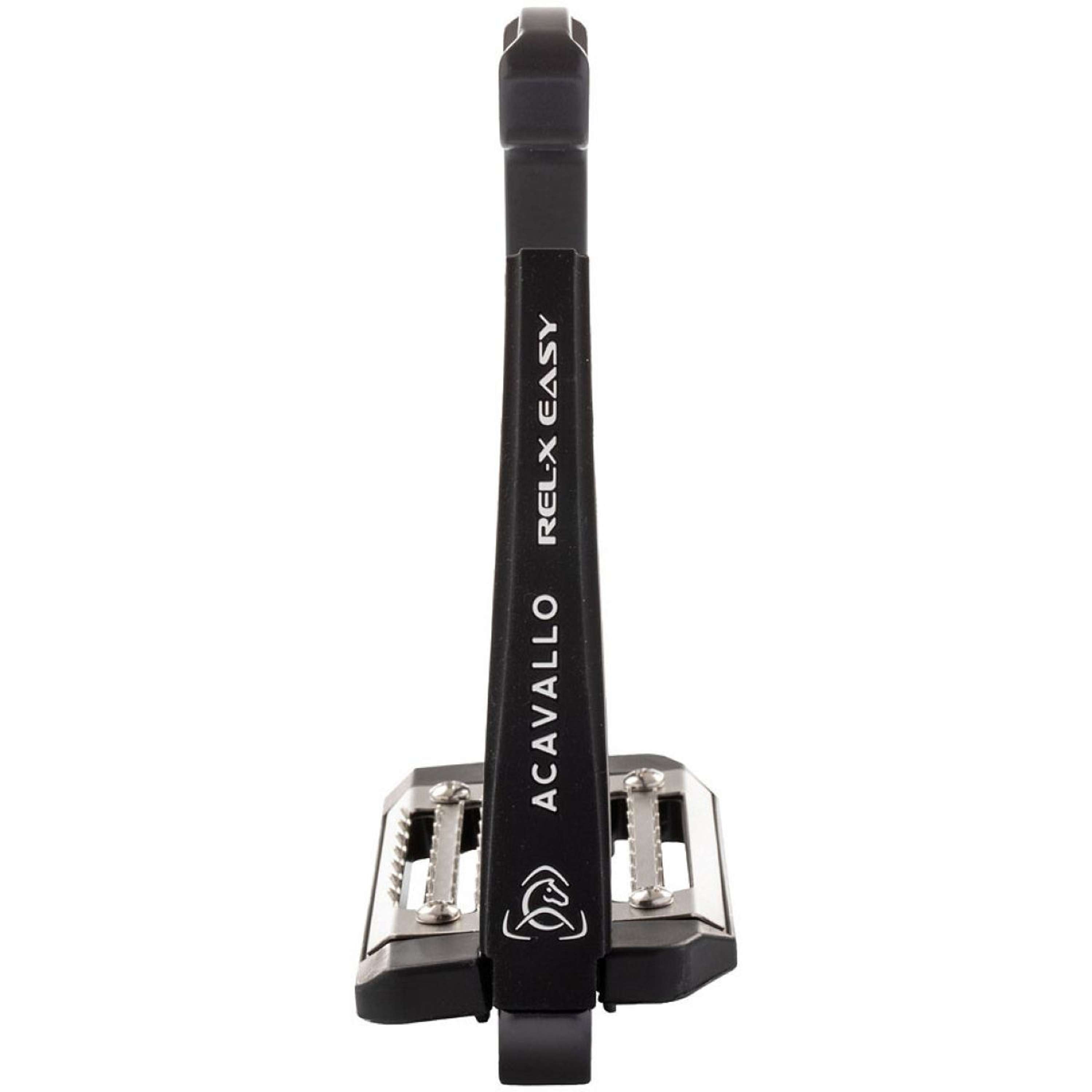 Acavallo Stijgbeugels REL-X Easy Charcoal/Zwart