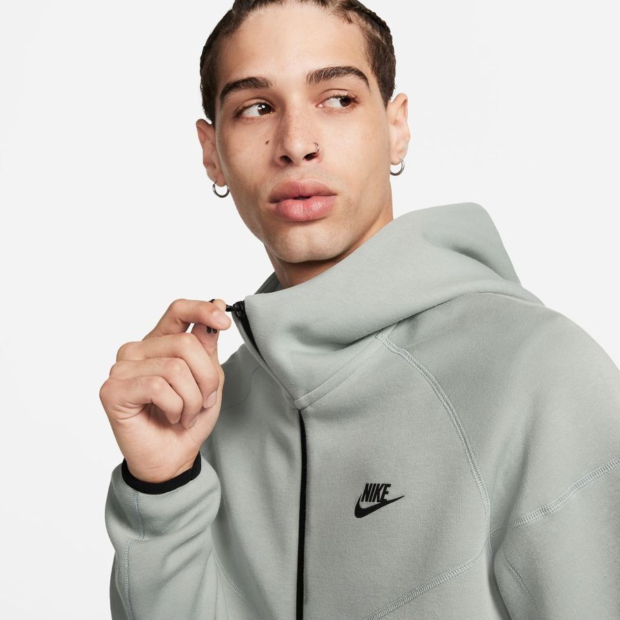 Nike Sweat à Capuche NSW Tech Fleece 24 FZ - Vert/Noir