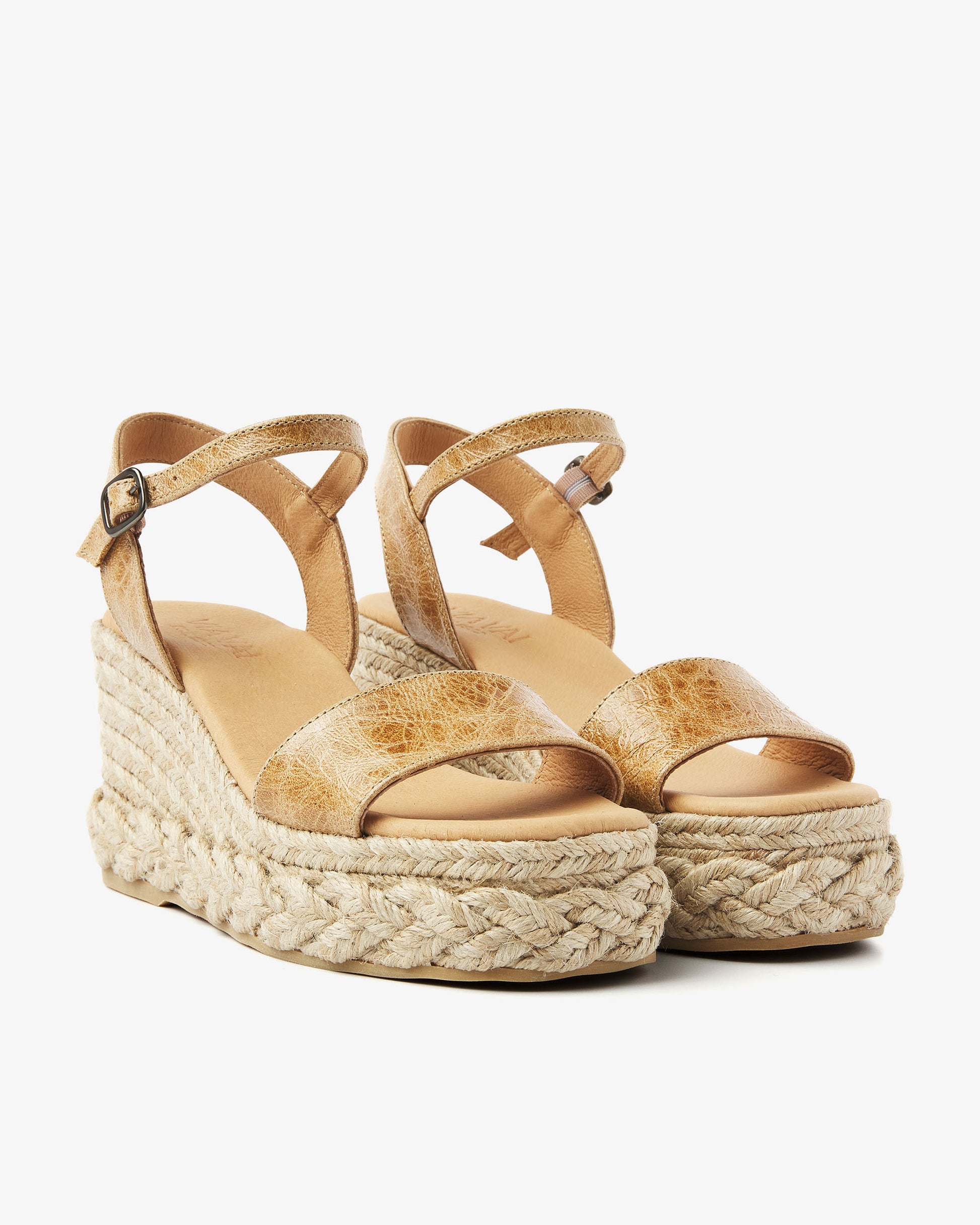 VIA VAI cognac espadrilles  Capri Neva