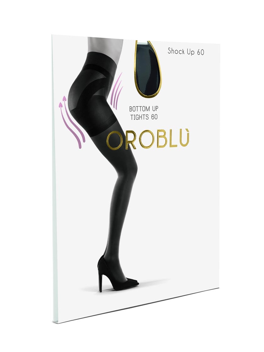 OROBLU SHOCK UP 60 OPAQUE Black