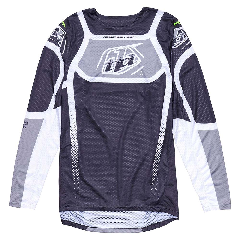 Troy Lee Designs - Maillot GP Pro Air Bands Noir / Gris / Vert fluo