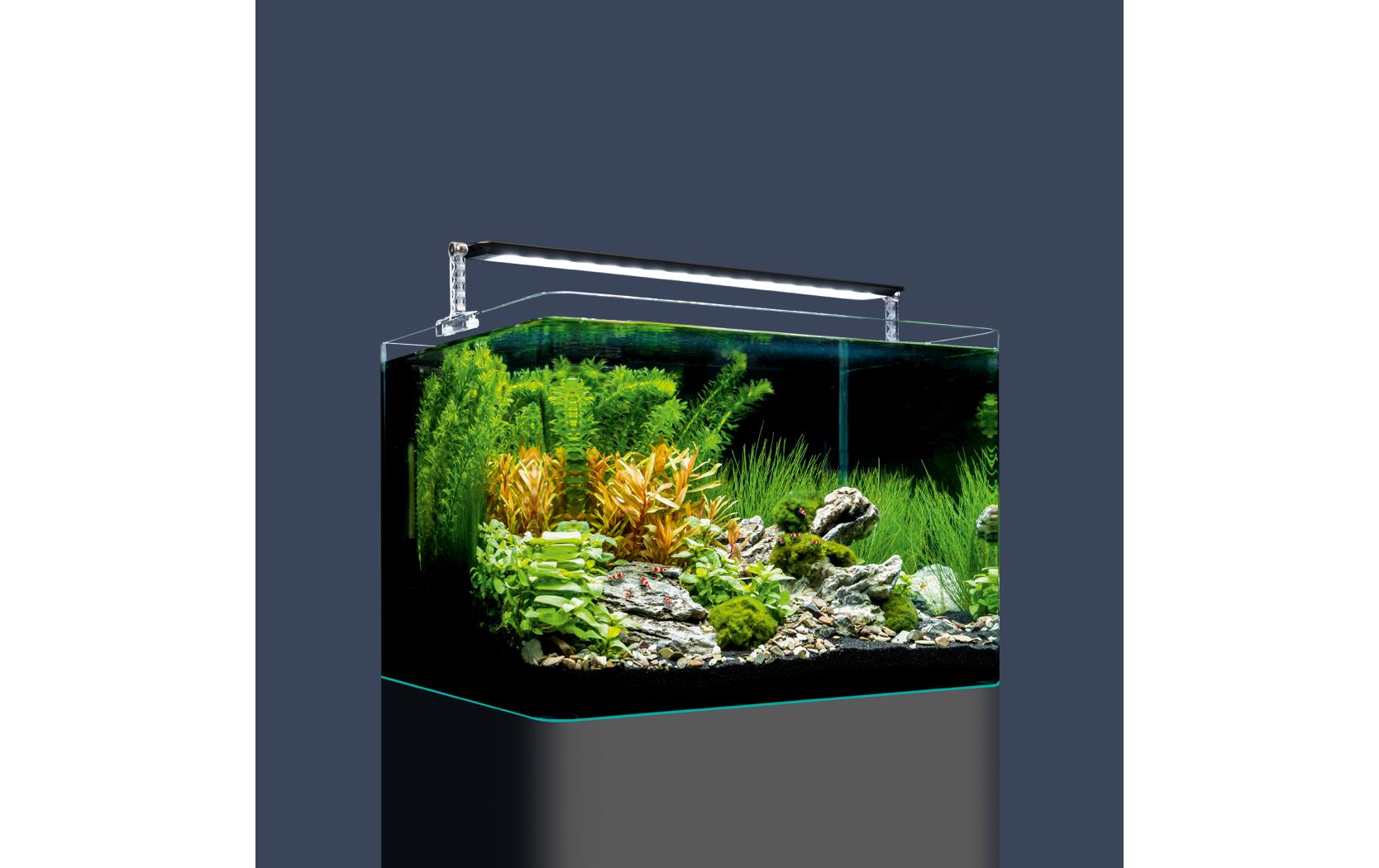 Aquarium Nano Tank Plant Pro, 35 l<br>Mini Aquarium Set mit Beleuchtung, Filter und Einsteigerbroschüre