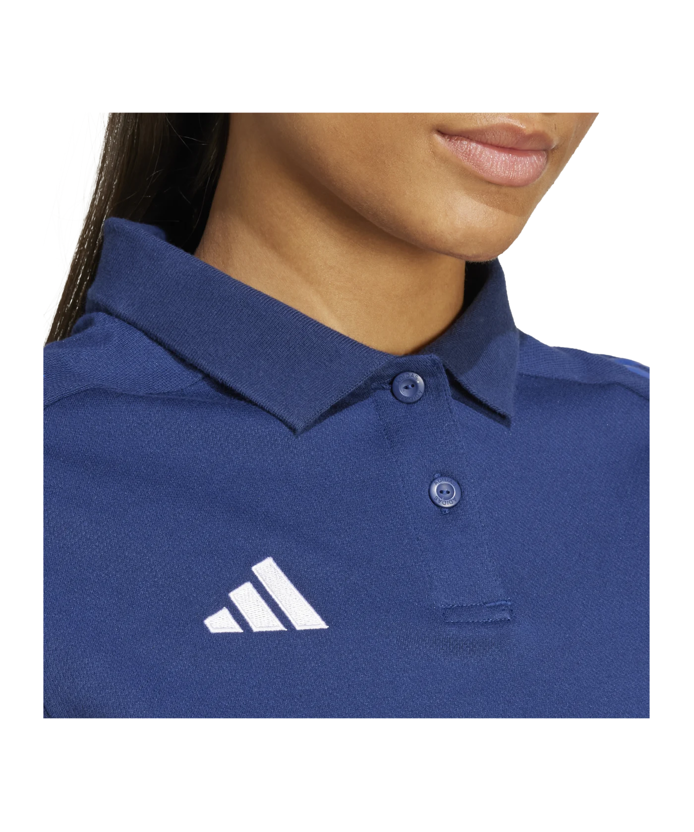 adidas Tiro 24 Competition Poloshirt Damen Blau