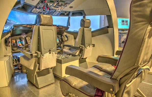 Flugsimulator Boeing B737 in Schweinfurt als Geschenk