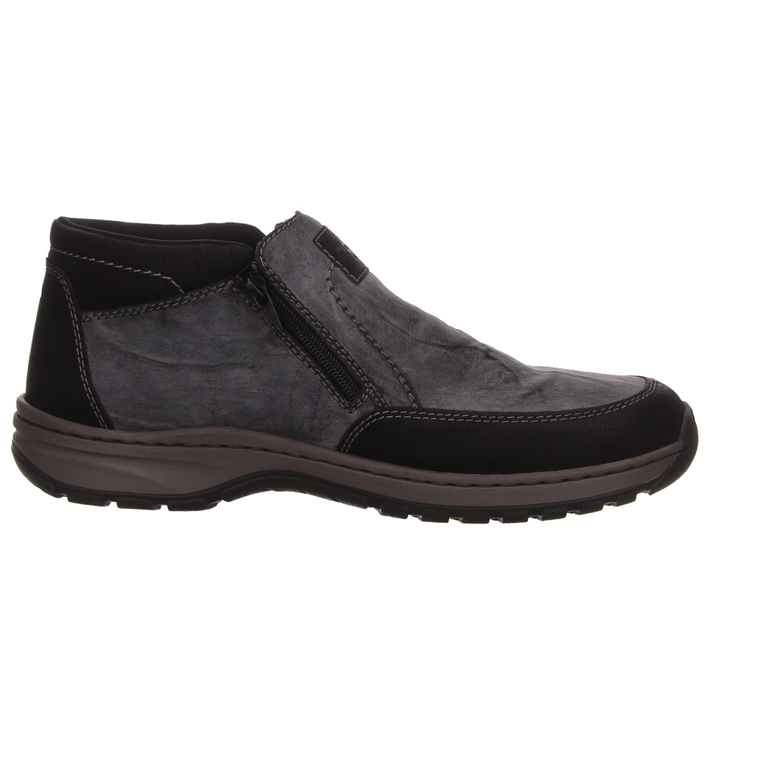 Rieker Stiefel schwarz/kombi schwarz