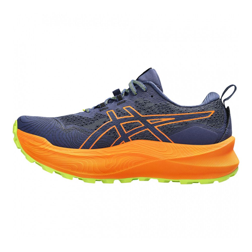Asics TRABUCO MAX 2 - Chaussures trail Homme deep ocean/bright orange