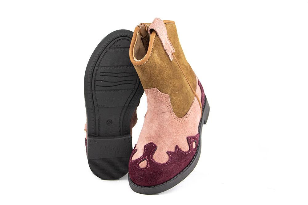Clic Western Laarsje Burgundy Whisky