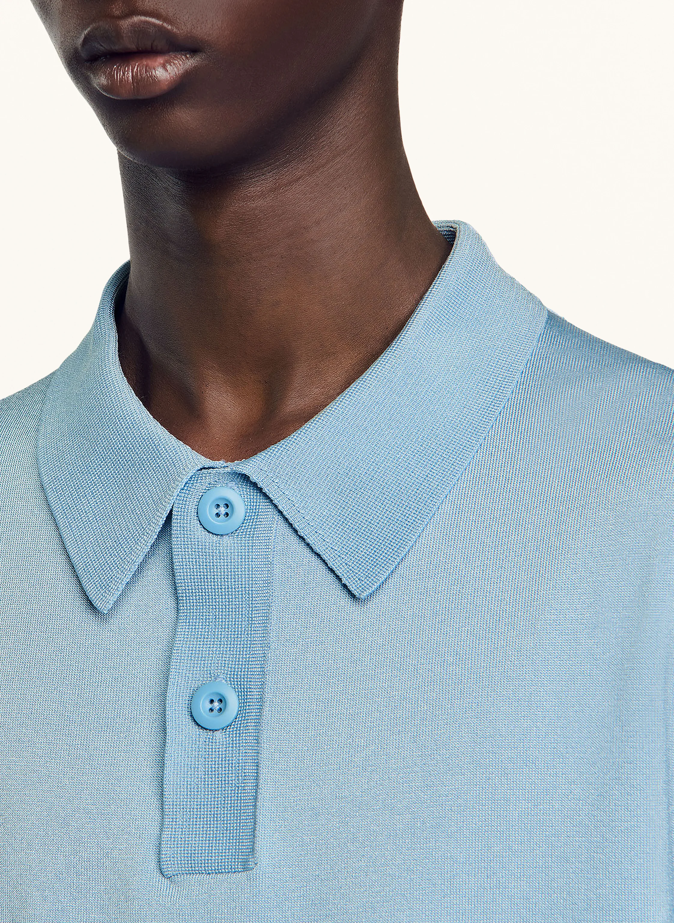 SANDRO Strick-Poloshirt