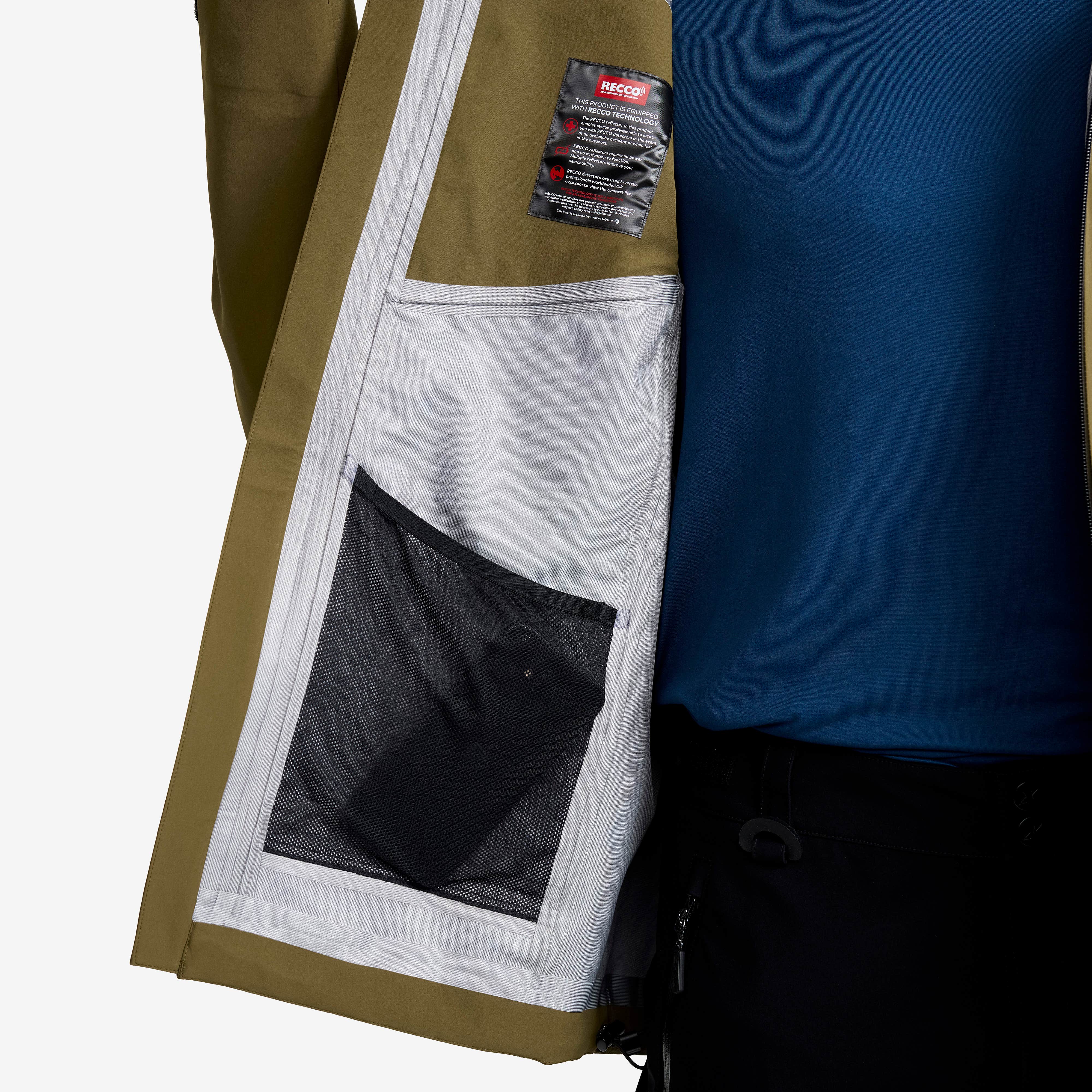 Cyclone 3L Shell Jacket Herre Dark Olive