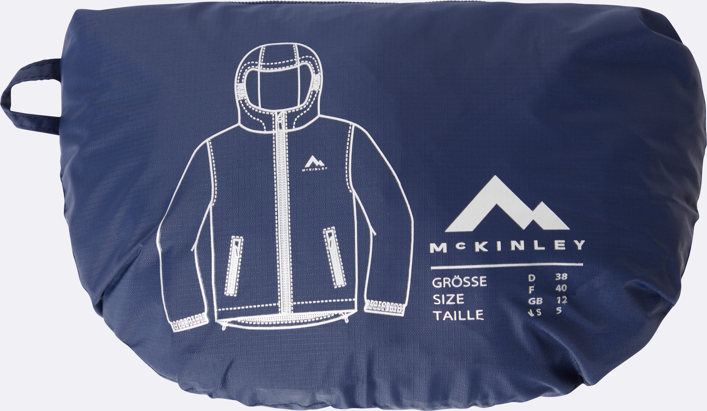 McKINLEY Regenjacke »Regenjacke Kereol III wms« 1 Stk. tlg. mit Kapuze