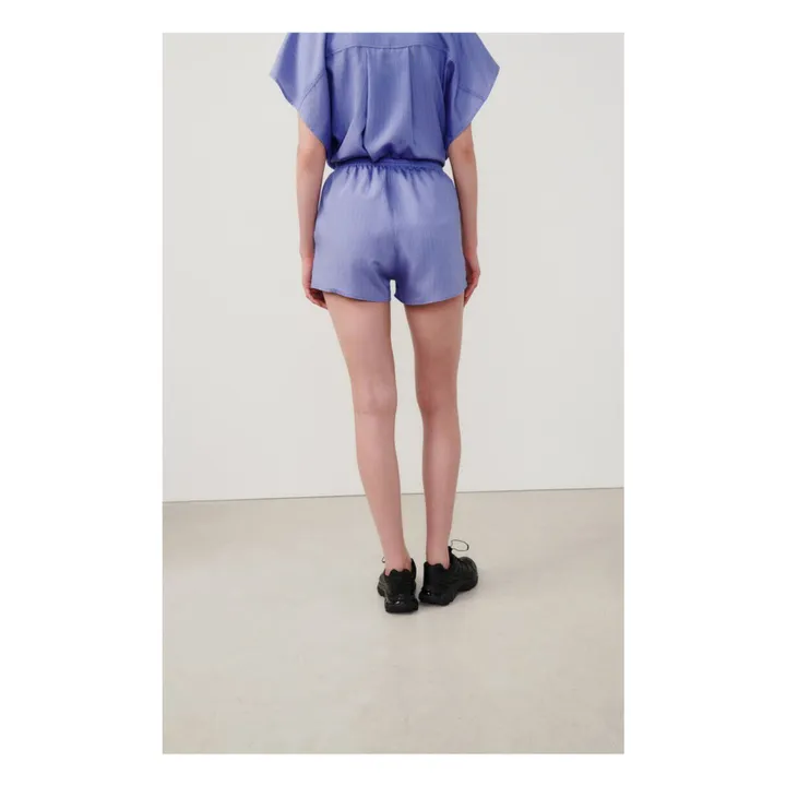 American Vintage Short Okyrow Rayures | Violet