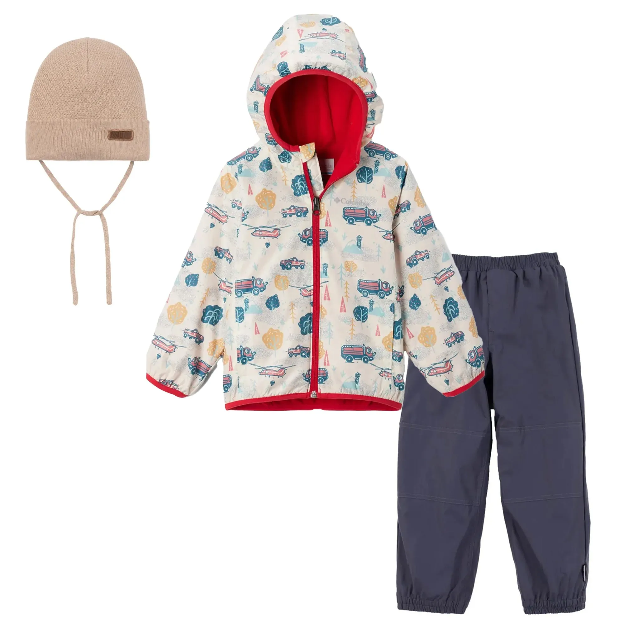 Ensemble Extérieur Mini Pixel Grabber Beige 12-24 mois