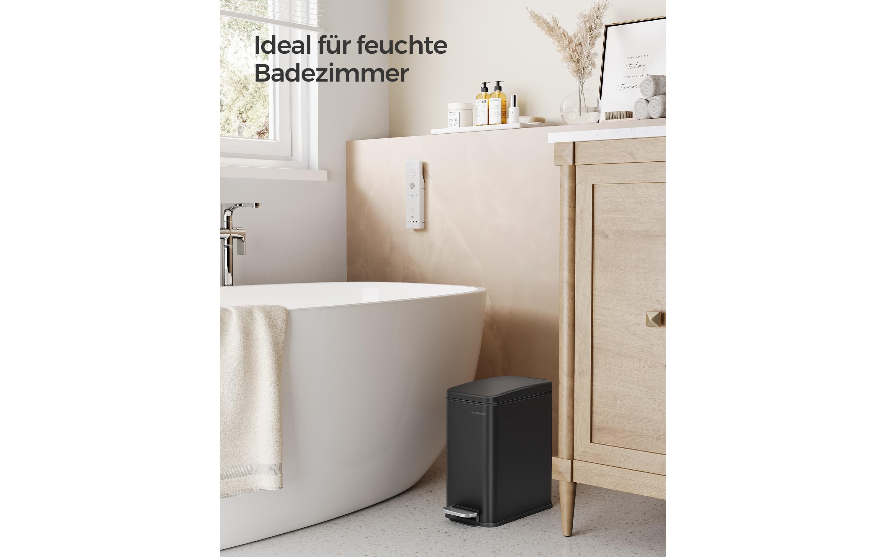 Kosmetikeimer 5 l, SchwarzStylischer Treteimer