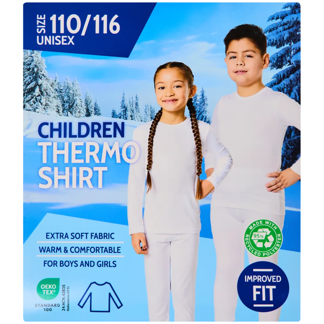 Thermoshirt Maten 110 - 176