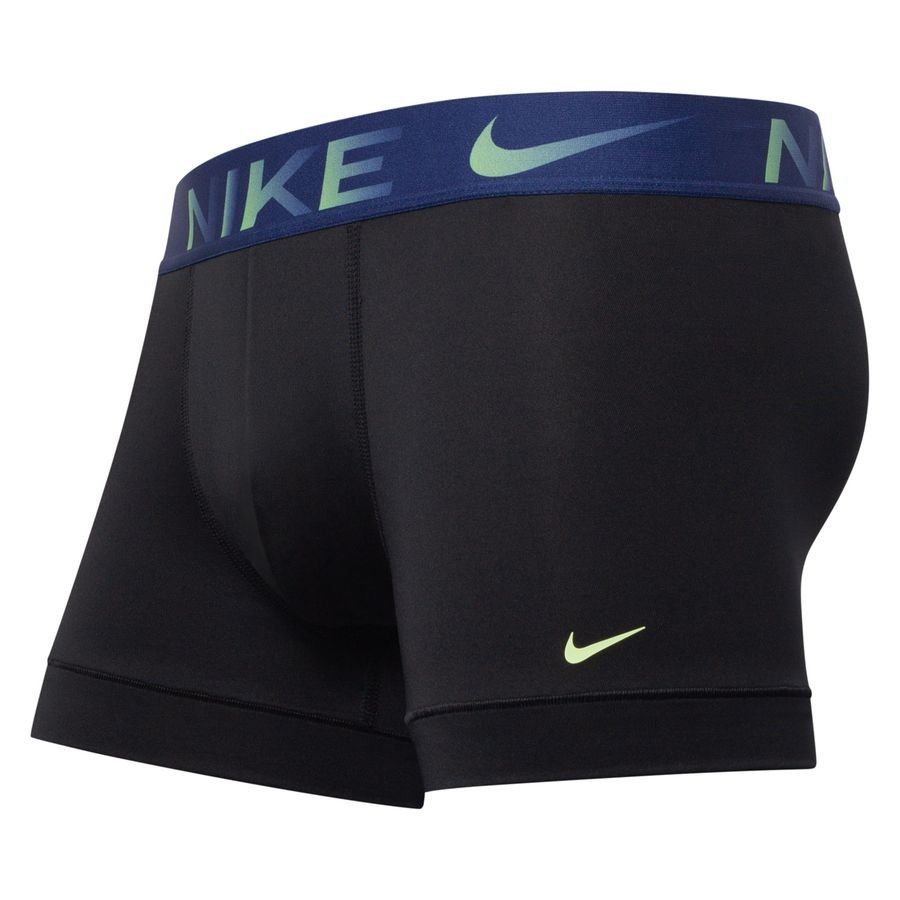 Nike Boxers Pack de 3 - Noir/Bleu/Jaune Fluo