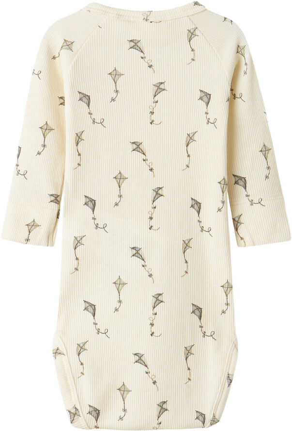 Lil' Atelier NBMGAVO ELM LS SLIM BODY LIL NOOS Turtledove/kites