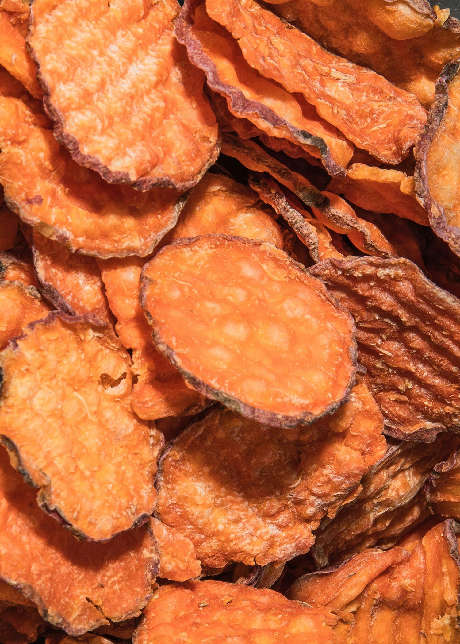 Bio Süßkartoffelchips ohne Zusatz von Öl und Salz 200 g