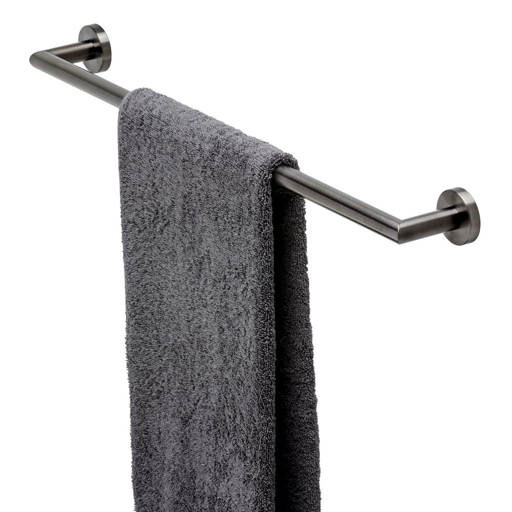 Geesa Nemox handdoekrek 64,8cm zwart metaal geborsteld
