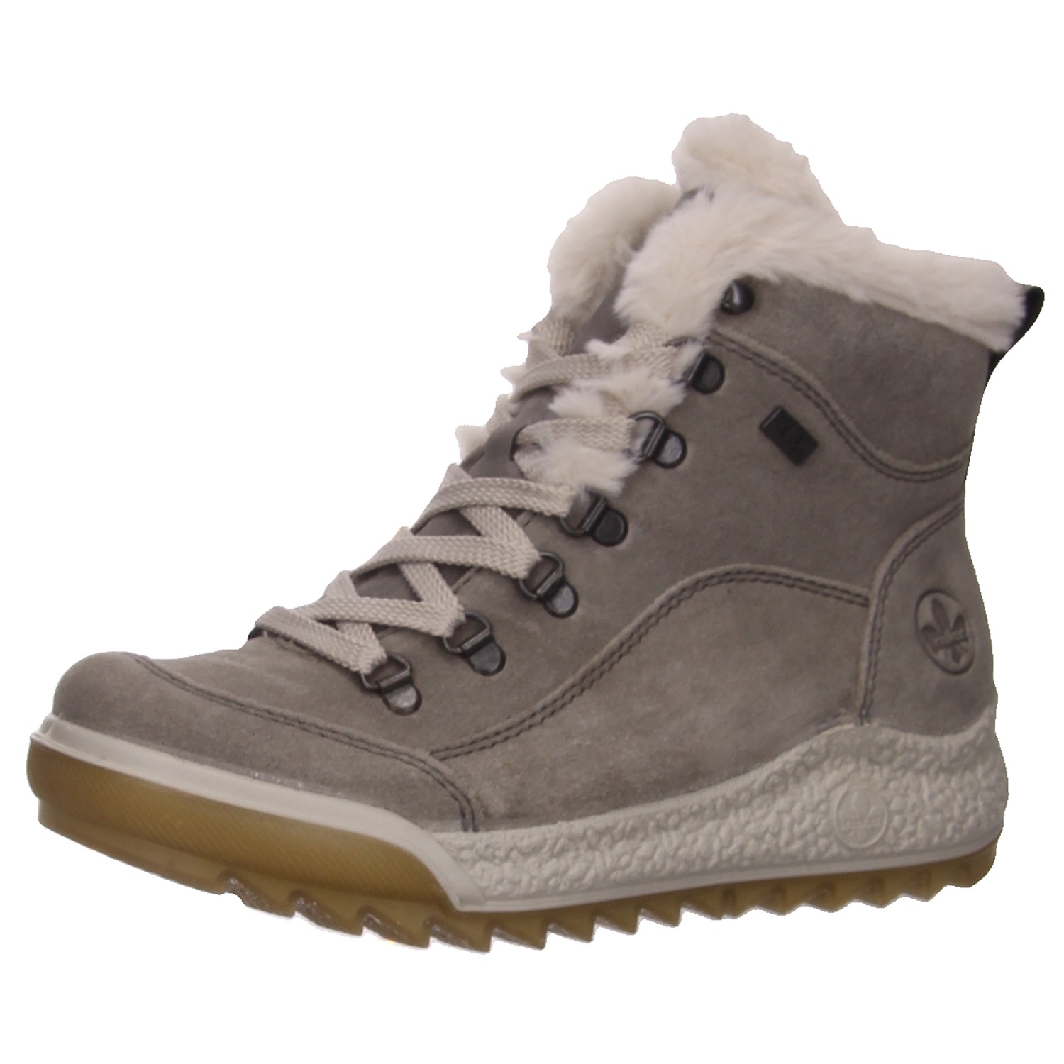 Rieker Schnürboots grau grau