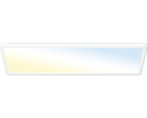 Dimbaar LED-paneel 23W 3000 lm CCT 2700-6500 K 58x20 cm wit + afstandsbediening + achtergrondverlichting + nachtlampfunctie