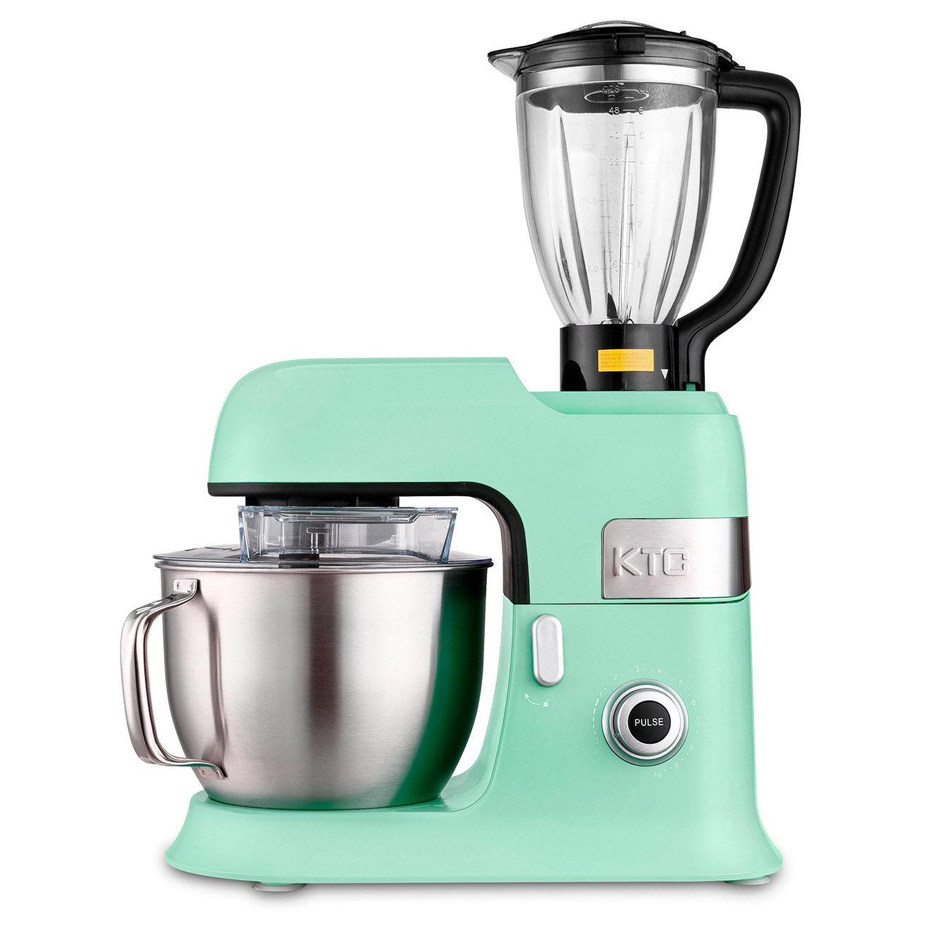 Kitchencook Robot pétrin avec bras amovible à 35° vert - 6.5 L