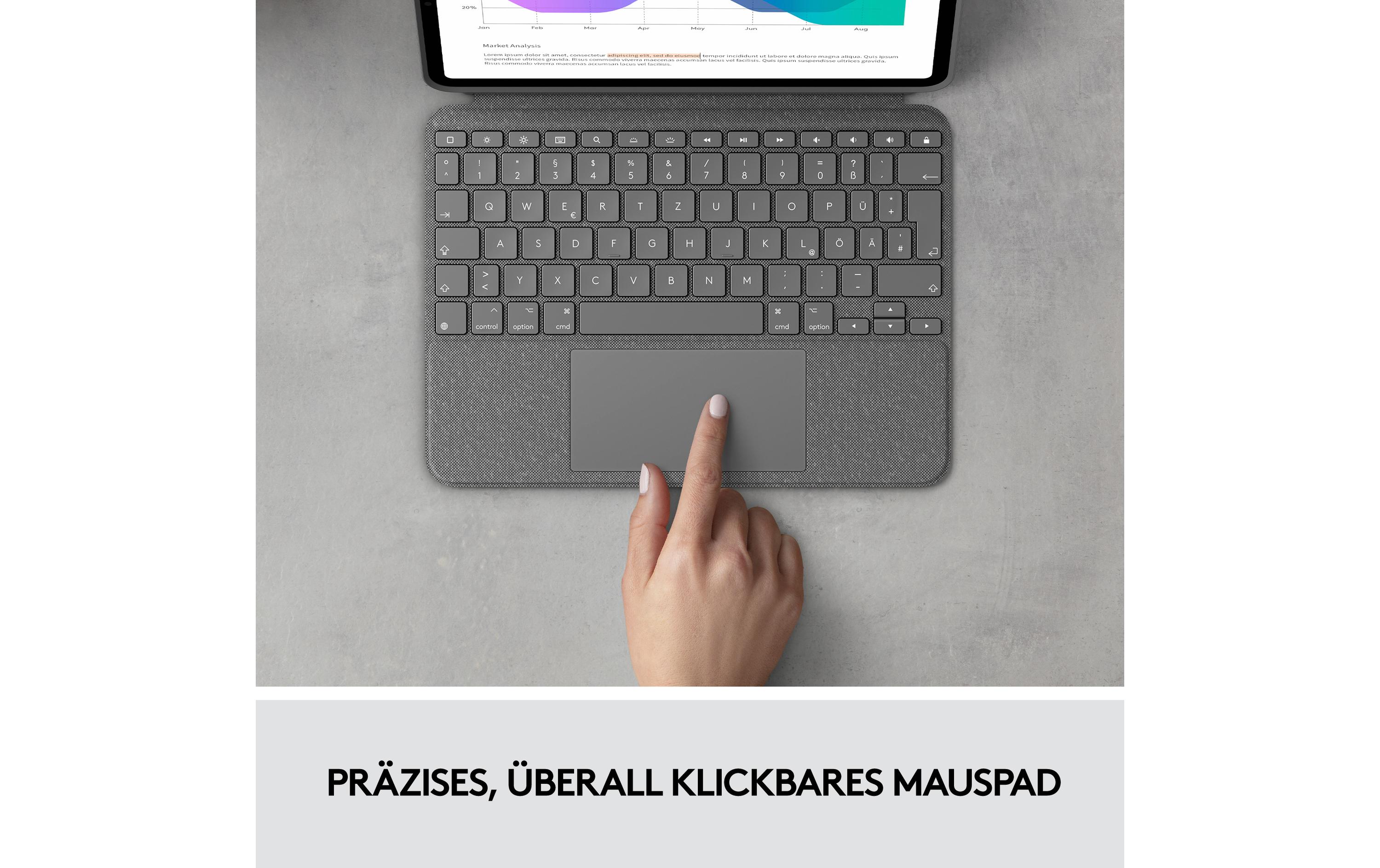 Tablet Tastatur Cover Combo Touch iPad Pro 11