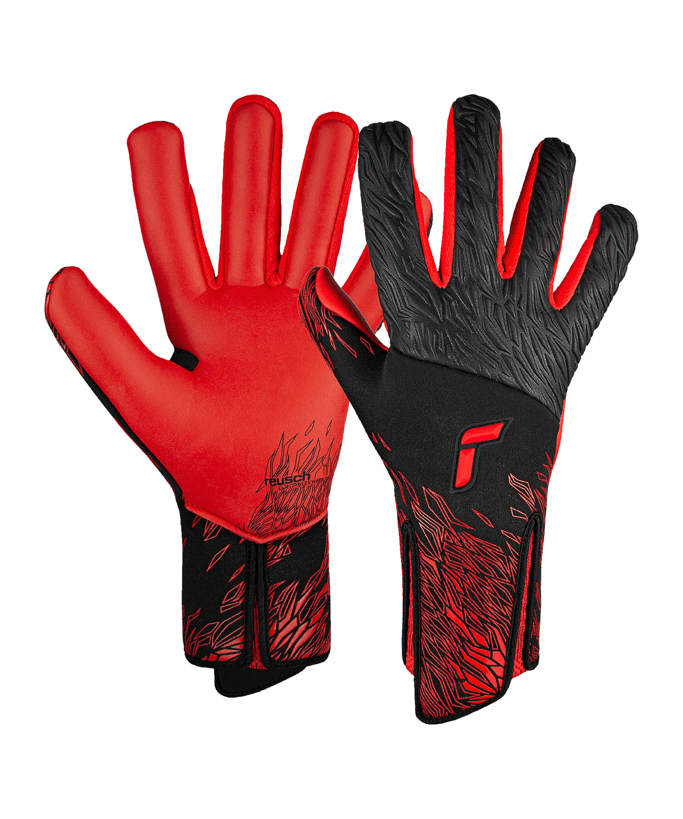 Reusch Venomous Gold X TW-Handschuhe Schwarz Rot F7730